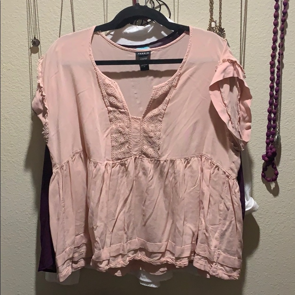 Torrid blush blouse😍